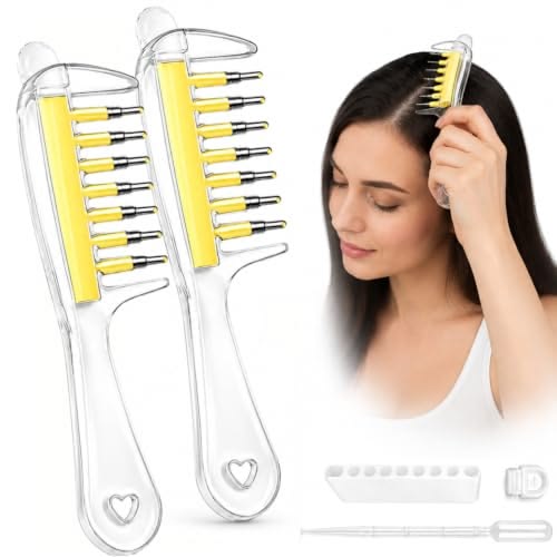 Scalp Oil Applicator & Mssager Comb