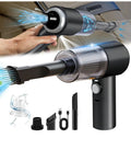 High Power 3-in-1 Wireless Portable Car & Home Vacuum Cleaner (Rechargeable)