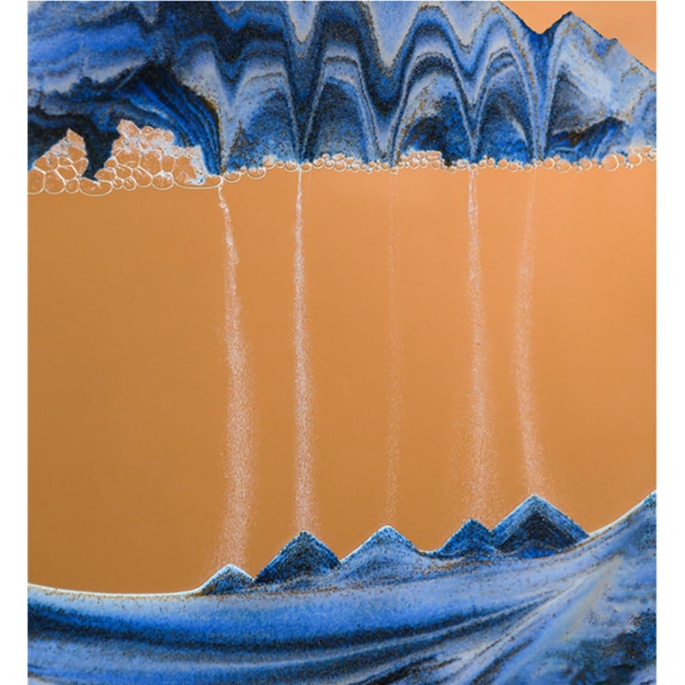 3D Moving Sand Art Picture Glass Frame - Dynamic Deep Sea Sandscape